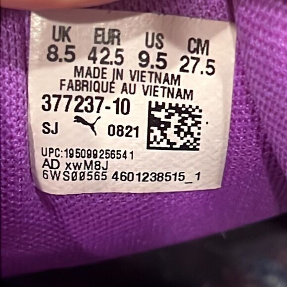 PUMA M.E.L.O Purple size 9.5 EUC no box Puma MB.01 LaMelo Ball Queen City main image 5